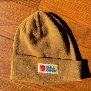 Fjallraven Beanie Winter Hat in Mustard